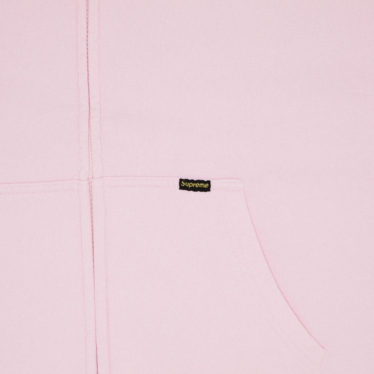 Supreme Work Zip Up Hoodie Light Pink