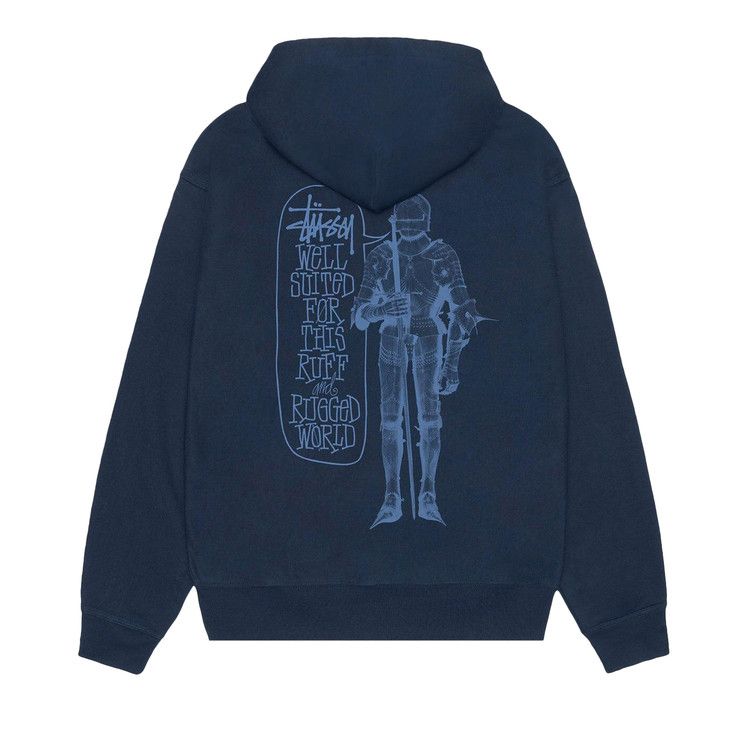 Stussy Well Suited Zip Hoodie 'navy'