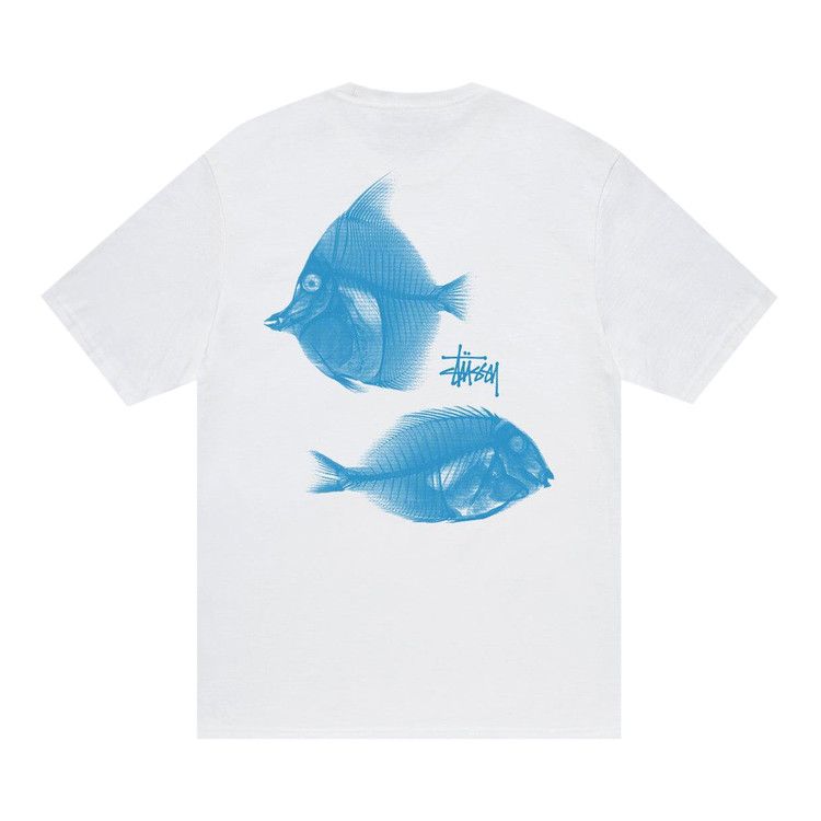 Stussy X-Ray Fishin Tee 'white'