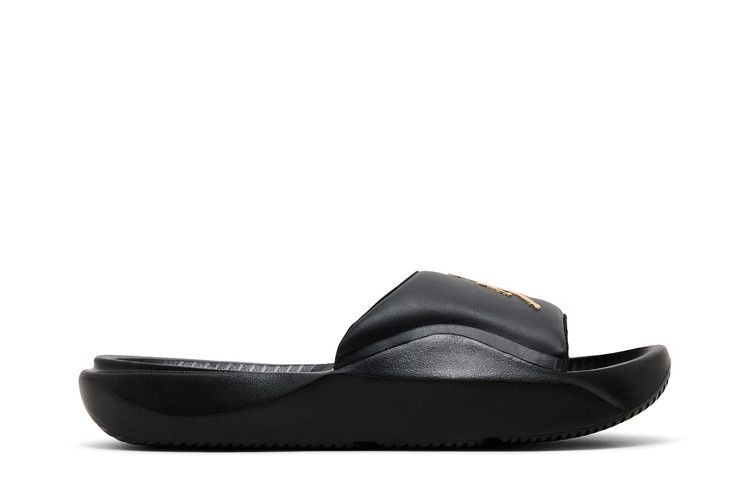 Jordan Franchise Slide Black Metallic Gold — foto 2