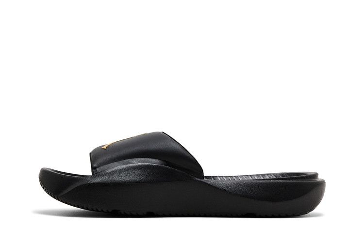Jordan Franchise Slide Black Metallic Gold — foto 4