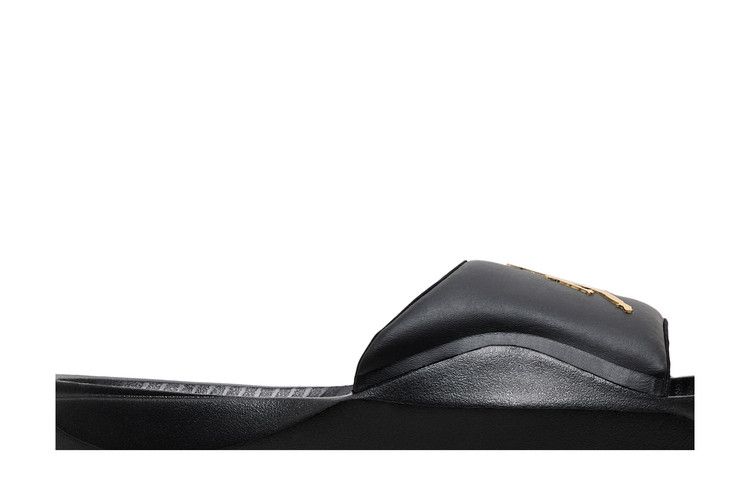 Jordan Franchise Slide Black Metallic Gold — foto 3