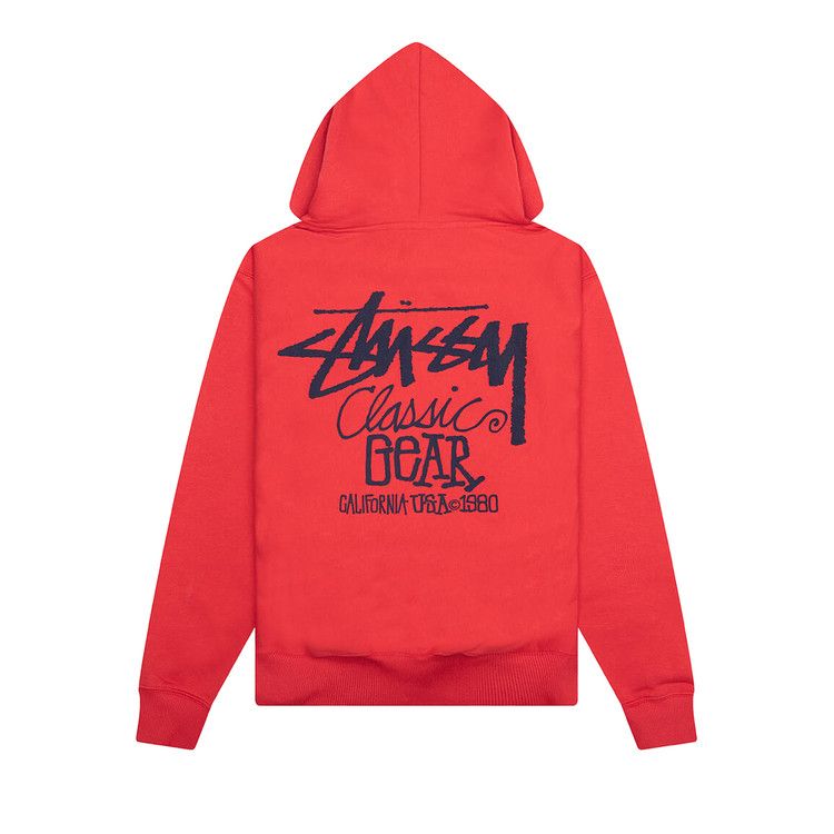 Stussy Classic Gear Hoodie 'cayenne'