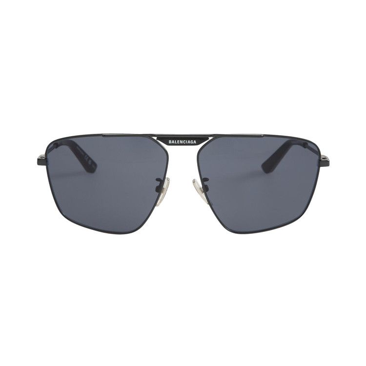 Balenciaga Tag 2.0 Navigator Sunglasses Matte Dark Ruth/Blue