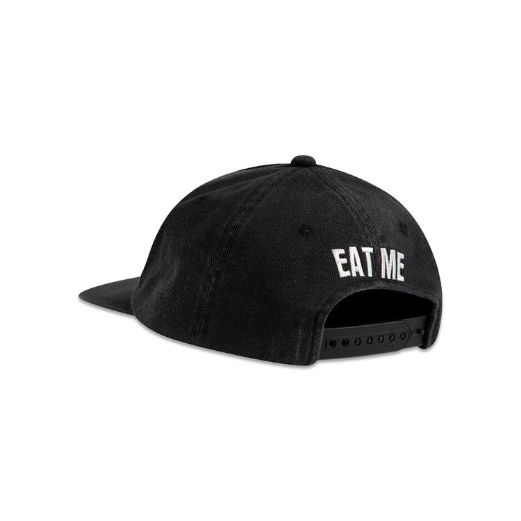 Buy SAINT Mxxxxxx Eat Me 5-Panel Cap 'Black' - SM HR8 0000 075 | GOAT
