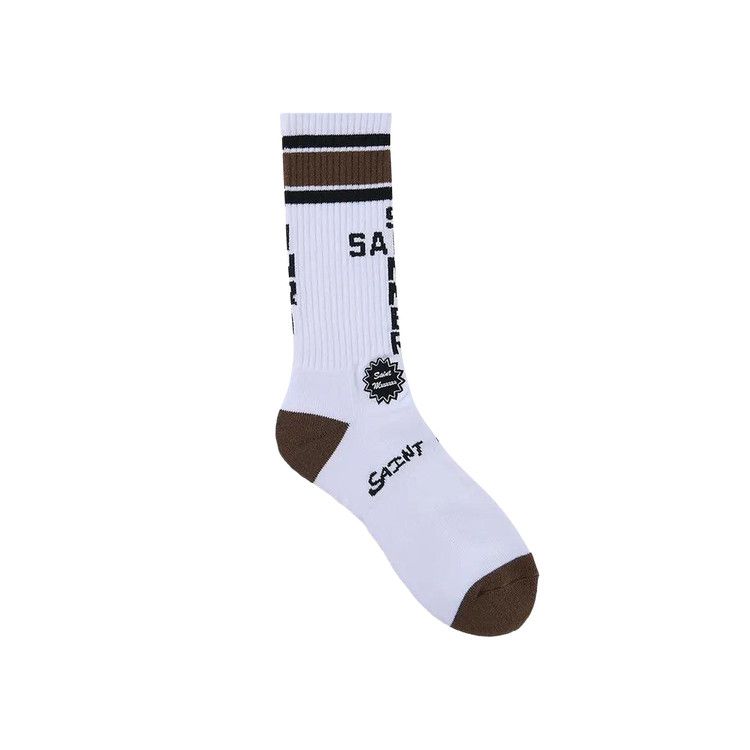 Buy SAINT Mxxxxxx Saint Sinner Socks 'Brown' - SM HR8 0000