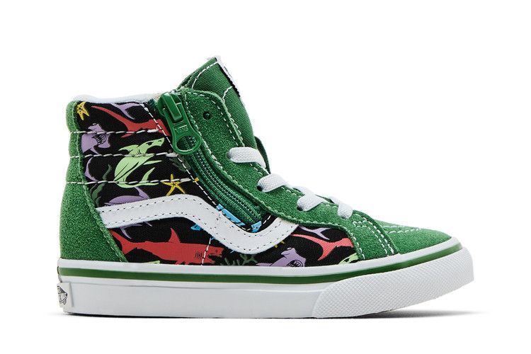 Buy Sk8-Hi Reissue Side Zip Toddler 'Sharks' - VN0007Q3BGK