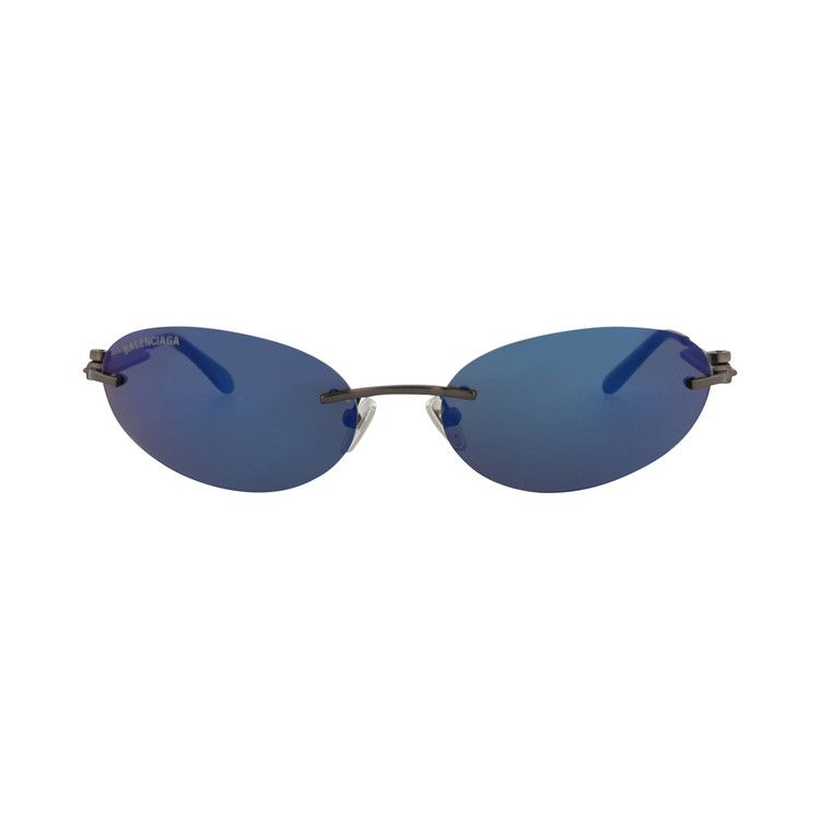 Balenciaga Round Sunglasses Grey/Blue