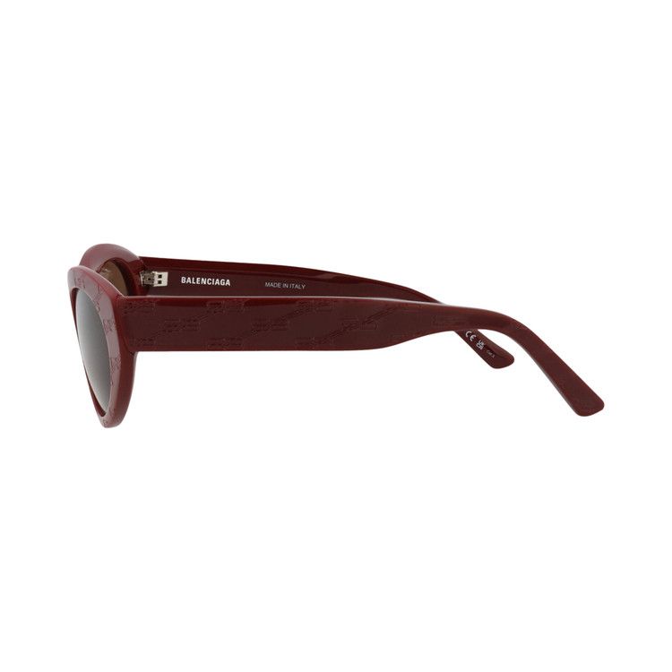 Balenciaga Cat Eye Sunglasses Burgundy/Brown