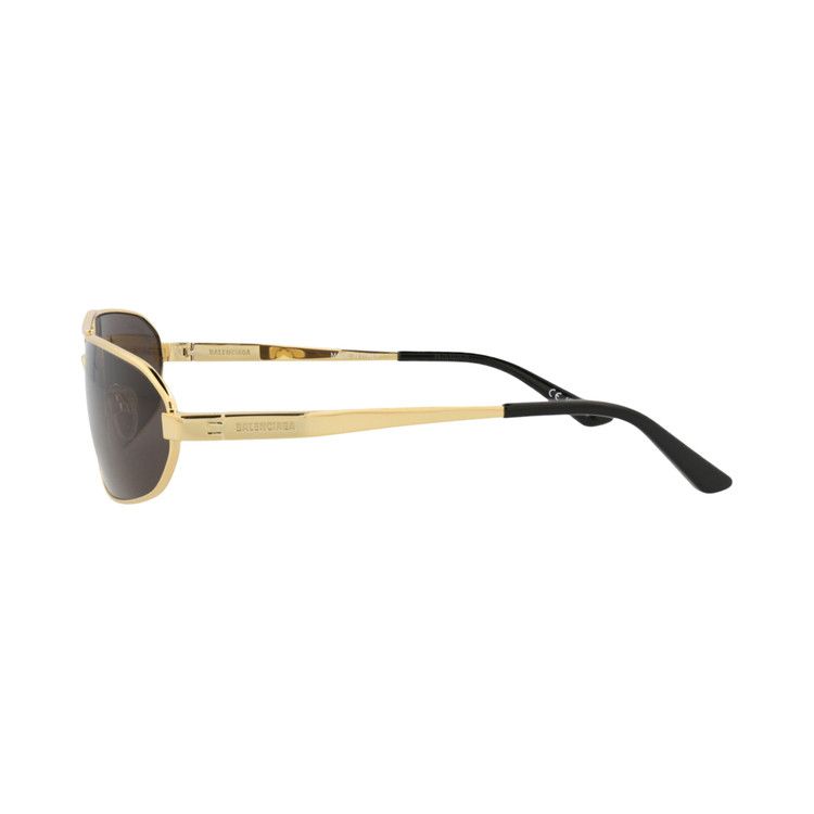 Balenciaga Shield Sunglasses Gold/Grey