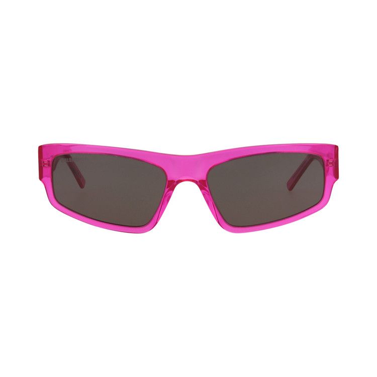 Balenciaga Square Sunglasses Fuchsia/Grey