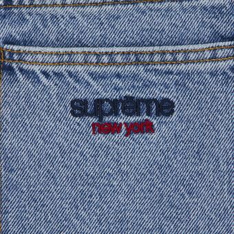 Buy Supreme Baggy Denim Short 'Washed Indigo' - SS25SH8 WASHED