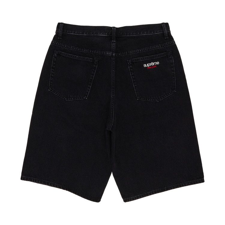 Buy Supreme Baggy Denim Short 'Black' - SS25SH8 BLACK | GOAT