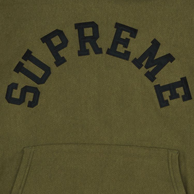 トップス Supreme Champion Hooded Sweatshirt Olive Supreme 【並行輸入品】Supreme Champion Hooded Sweatshirt