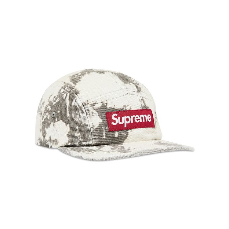 帽子 supreme denim camp cap bleached Supreme Bleached Chino Camp Cap Navy - SS24 - US