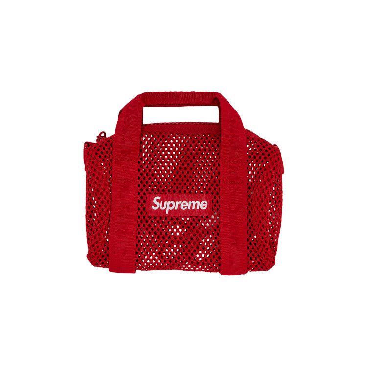 【大人気　赤　】Supreme Mesh Mini Duffle Bag IN HAND Supreme Mesh Mini Duffle Red Fast Free Ship 🔥 | eBay