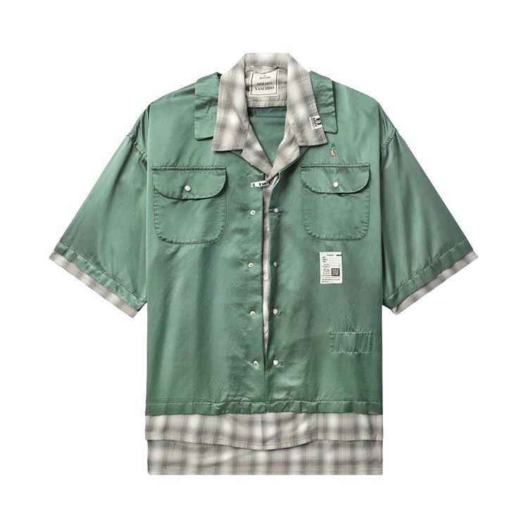 シェリエherringbone shirt layered like skir シェリエherringbone shirt layered like skir
