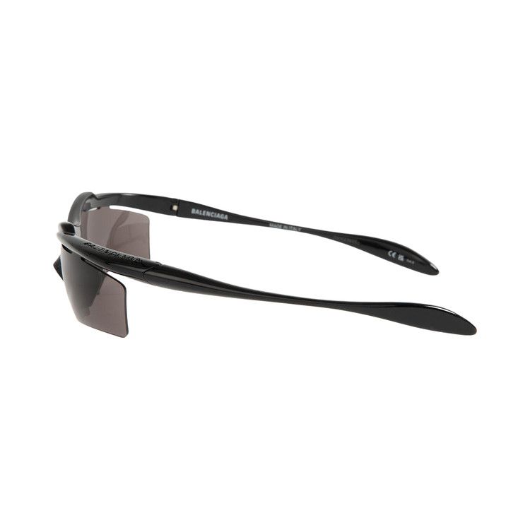 Balenciaga Turbo Rectangle Sunglasses Black