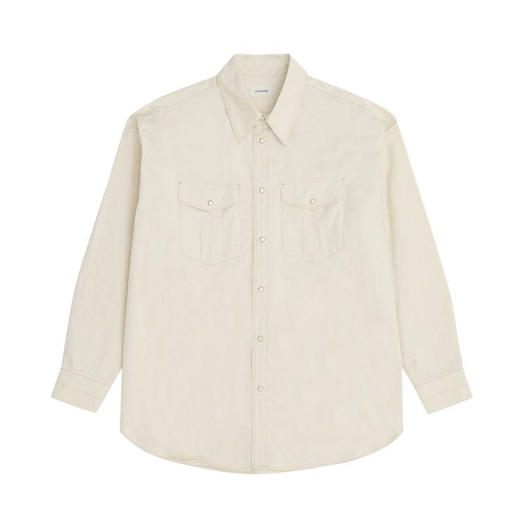 Buy Lemaire Western Shirt 'Creamy White' - SH1145 LF1207 WH014