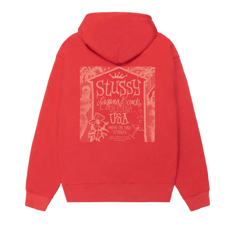 Stussy Beach House Hoodie Cayenne