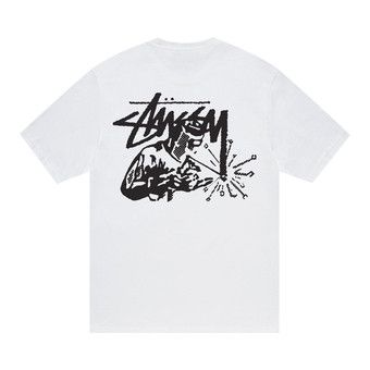 Buy Stussy Welder Tee 'White' - 1905138 WHIT | GOAT
