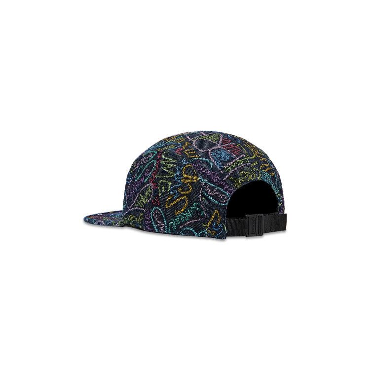 Buy Supreme Handwriting Denim Camp Cap 'Indigo' - SS25H34