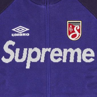 Umbro x Supreme ストライプシャツ 紫　Tシャツ　L Supreme x Umbro® Striped 
