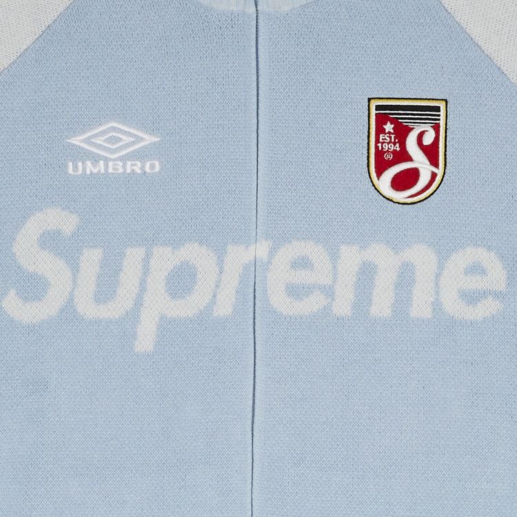Buy Supreme x Umbro Zip Up Sweater 'Light Blue' - SS25SK12