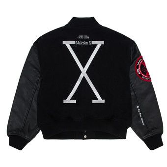 ファッション人気ブランドランキング Buy Supreme 'Black Jacket Varsity X Malcolm Acres 40 x ジャケット・アウター
