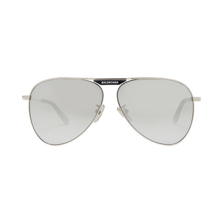 Balenciaga Aviator Sunglasses Silver