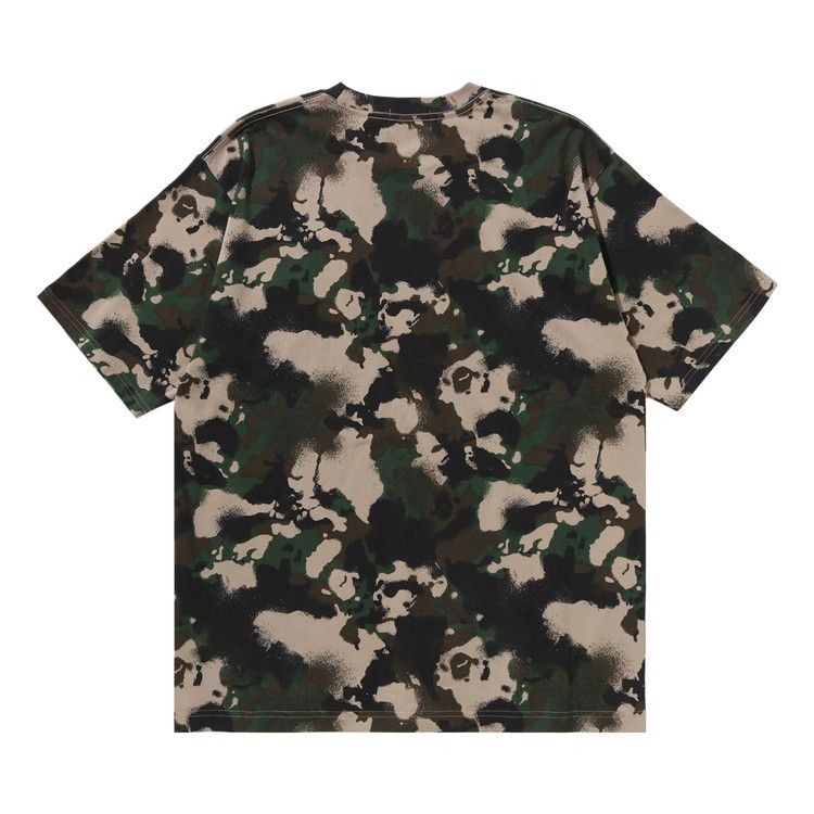 Bape Map Camo Ape Head One Point Relaxed Fit T-Shirt Green