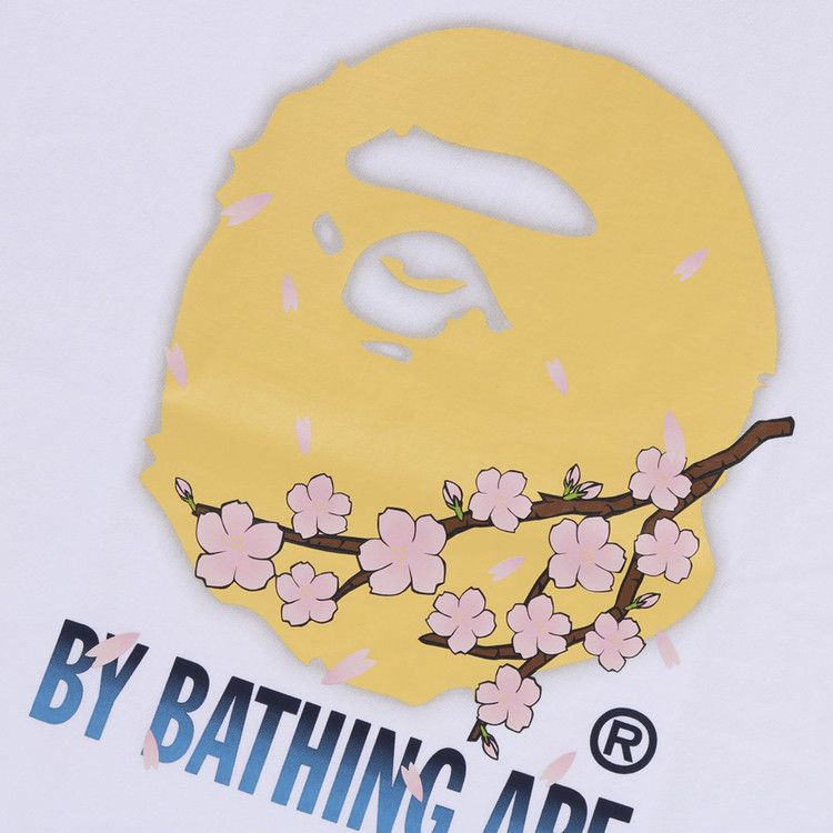 Bape Sakura By Bathing Ape Tee #2 'white'