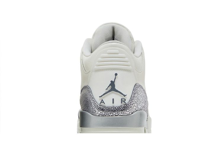 Wmns Air Jordan 3 RETRO 'sail Metallic Silver'