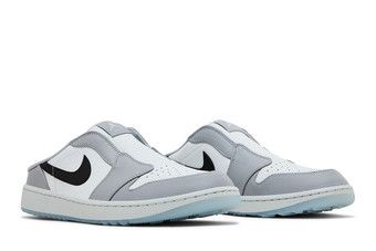 Buy Air Jordan 1 Mule Golf 'Wolf Grey Black' - FJ1214 004 | GOAT