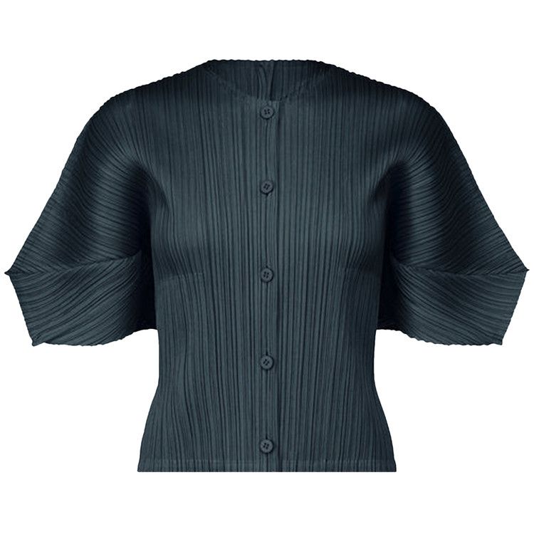 Buy Pleats Please Issey Miyake April Shirt 'Aqua Blue' - PP56JK141