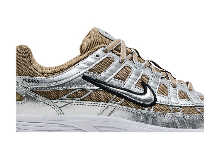 Nike P-6000 Khaki Metallic Silver — foto 3
