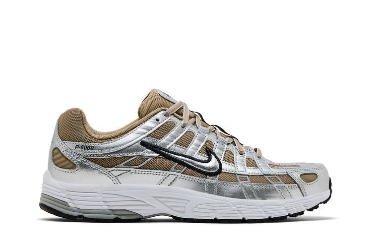 Nike P-6000 Khaki Metallic Silver — foto 2