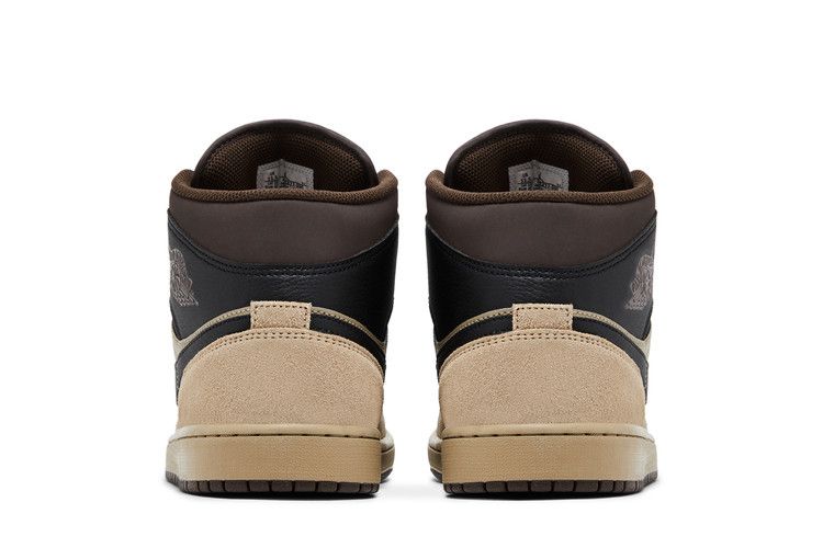 Air Jordan 1 Mid Khaki Black