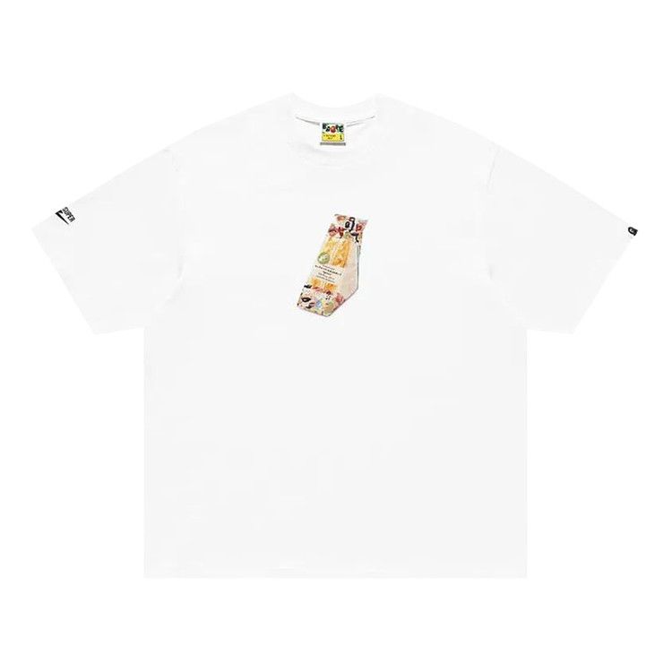 BAPE x KidSuper Egg Sandwich T-Shirt White