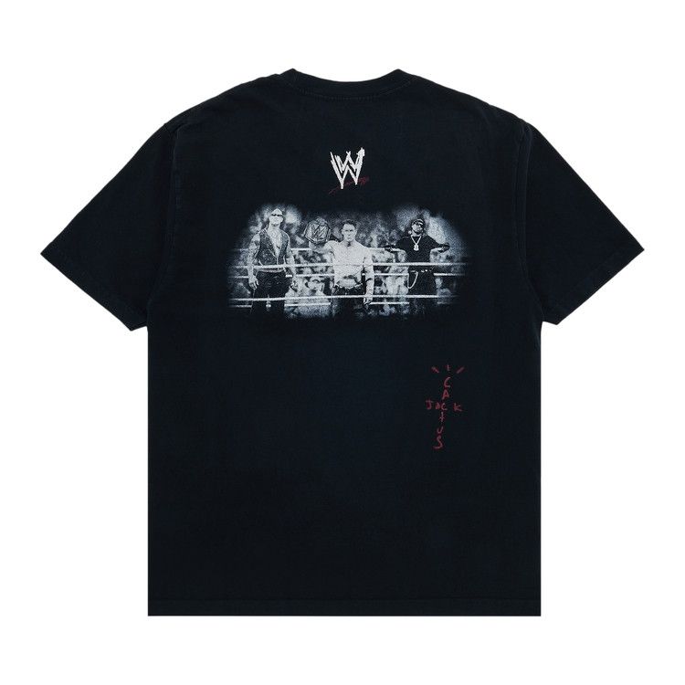 Cactus Jack By Travis Scott Wrestling Is Real Real Tee 'black'