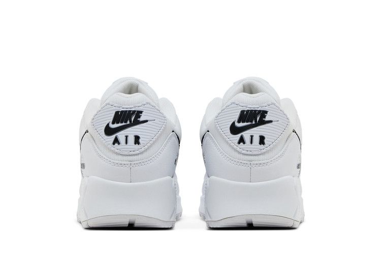 Nike Air Max 90 White Black Outlined Swoosh — foto 7