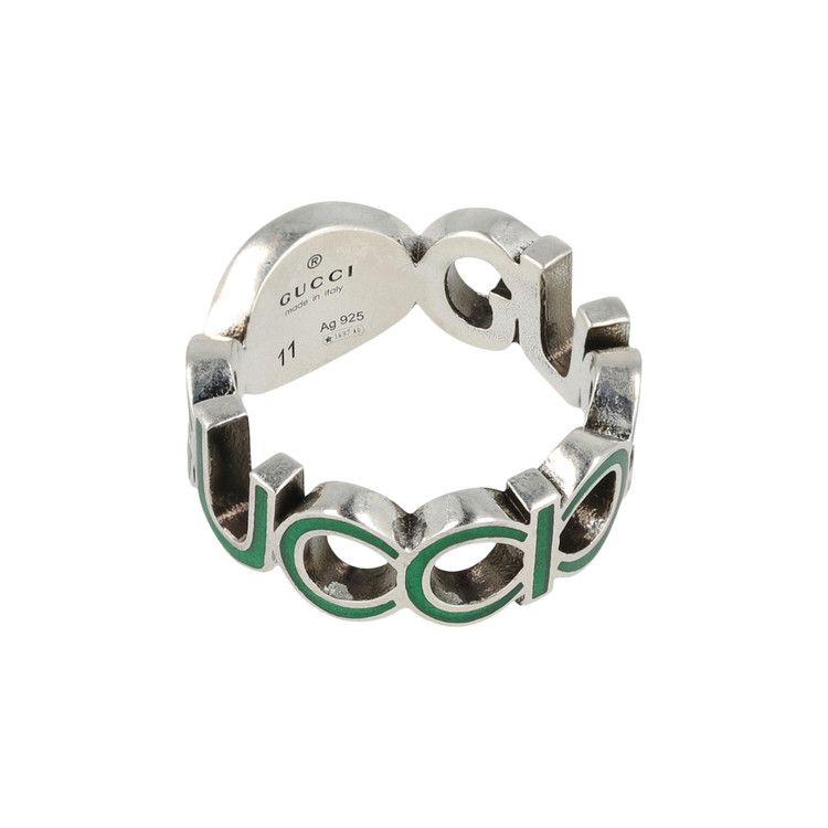 Gucci Interlocking G Ring 'silver'