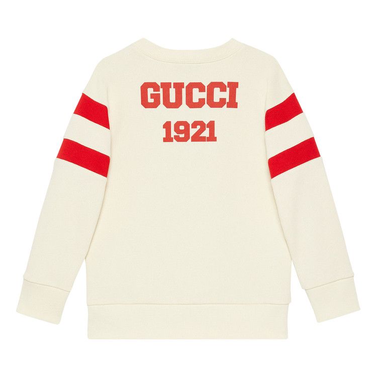 Gucci Kids Music Is Mine Sweatshirt White/Red