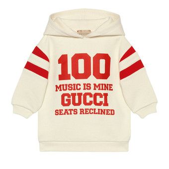 Buy Gucci Kids Music Is Mine Hoodie 'White' - 678934 XJD1W 9229 | GOAT