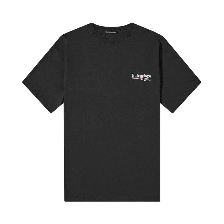 Balenciaga Political Campaign T-Shirt Black