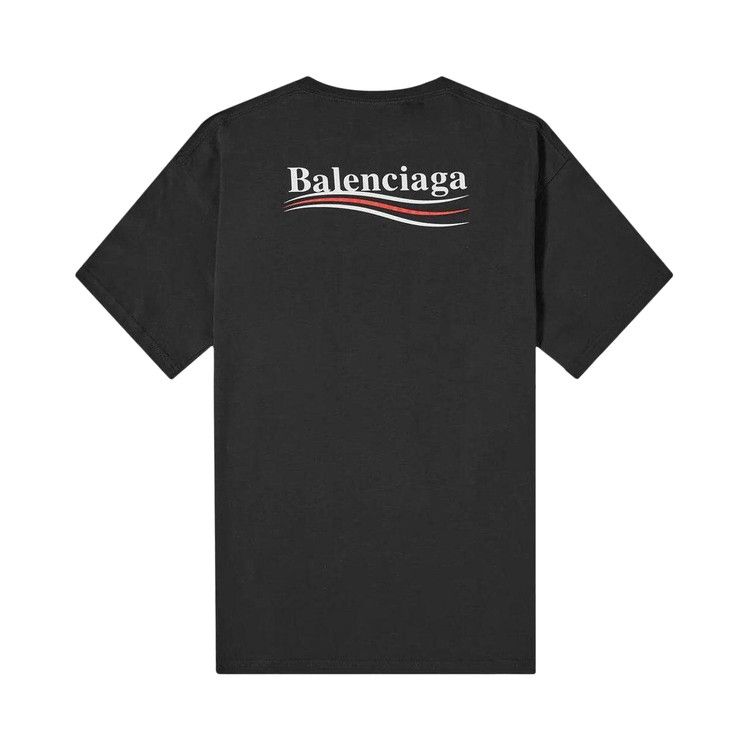 Balenciaga Political Campaign T-Shirt Black