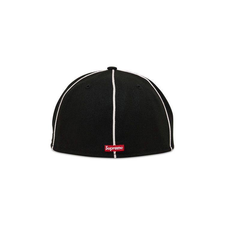 Buy Supreme Piping Script Logo New Era 'Black' - SS25H17
