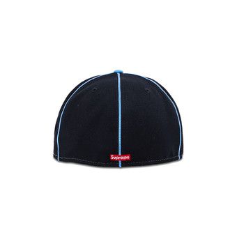 Buy Supreme Piping Script Logo New Era 'Navy' - SS25H17 NAVY | GOAT