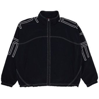 supreme21ss Spellout Track Jacket ブラック Supreme 21SS Spellout Track Jacket Black Size S Sleeve Logo