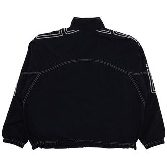 Buy Supreme Spellout Embroidered Track Jacket 'Black